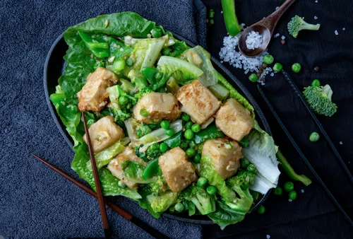 Tofu With Green Vegetables | Thekawloon.com | Kawloon Chinese Restaurant, Abu Dhabi, UAE