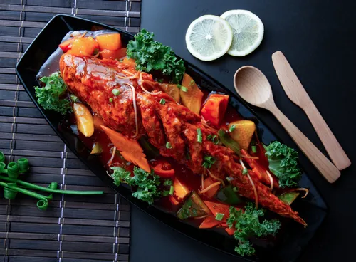 Whole Hamour Sauce of Your Choice | Thekawloon.com | Kawloon Chinese Restaurant, Abu Dhabi, UAE